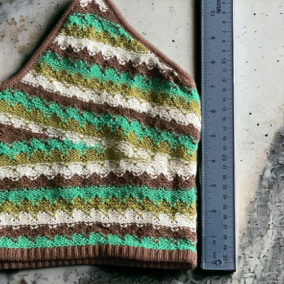 Large Crochet Bralette, Multi-color, The Drop, Women’s, Festival - Picture 3 of 5